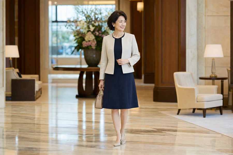画像名:venue-hotel.jpg ホテル同窓会のコーデ例