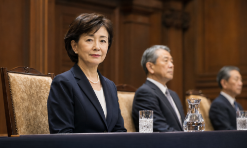 株主総会に登壇する女性役員の服装