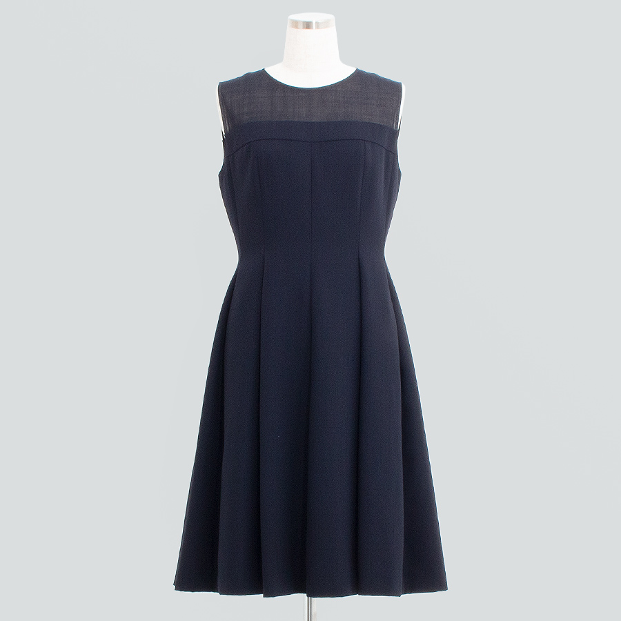 フォクシーブティック Grace Lily 36407 ワンピース 40 ネイビー