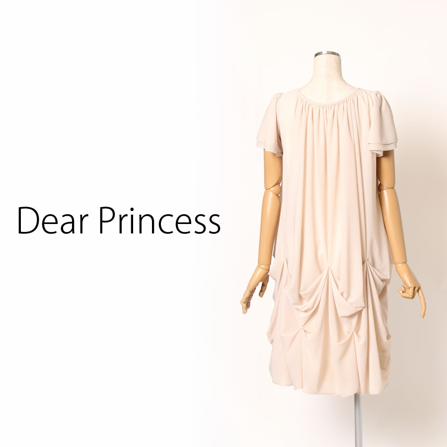 ティアードスリーブ ドレス（Mサイズ / ベージュ / Dear Princess（ディアプリンセス））