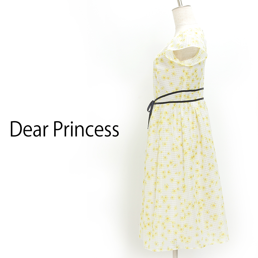 フラワーレースワンピース（Mサイズ / ホワイト / Dear Princess（ディアプリンセス））