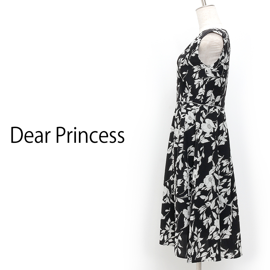ワンカラーニューヴィーナスワンピース（Mサイズ / ブラック×ホワイト / Dear Princess（ディアプリンセス））