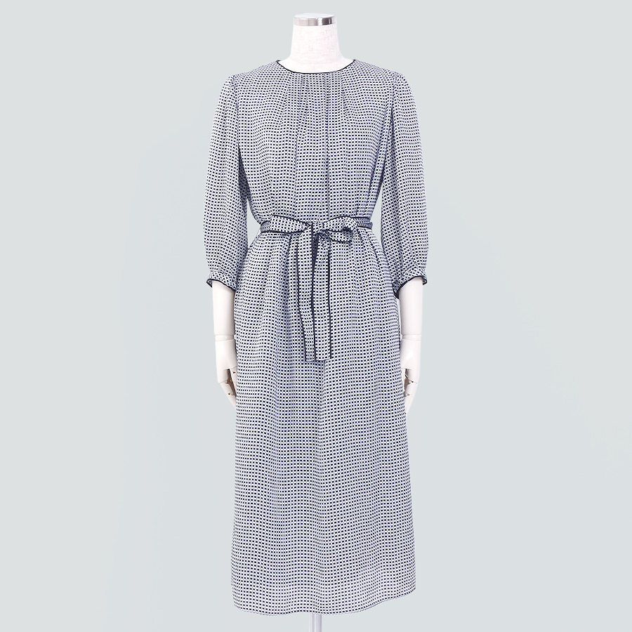 ダイヤドットプリントワンピース