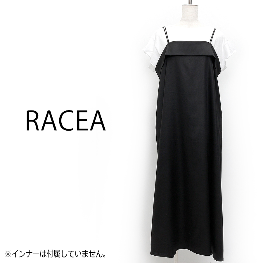 サロペットスカート（Mサイズ / ブラック / RACEA（ラシア ...