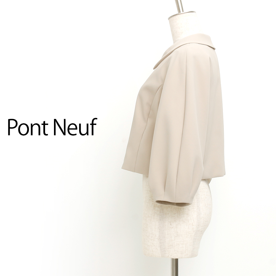 ボリューム袖ジャケット（Mサイズ / ベージュ / Pont Neuf（ポンヌフ）） [付属品 1点：襟]