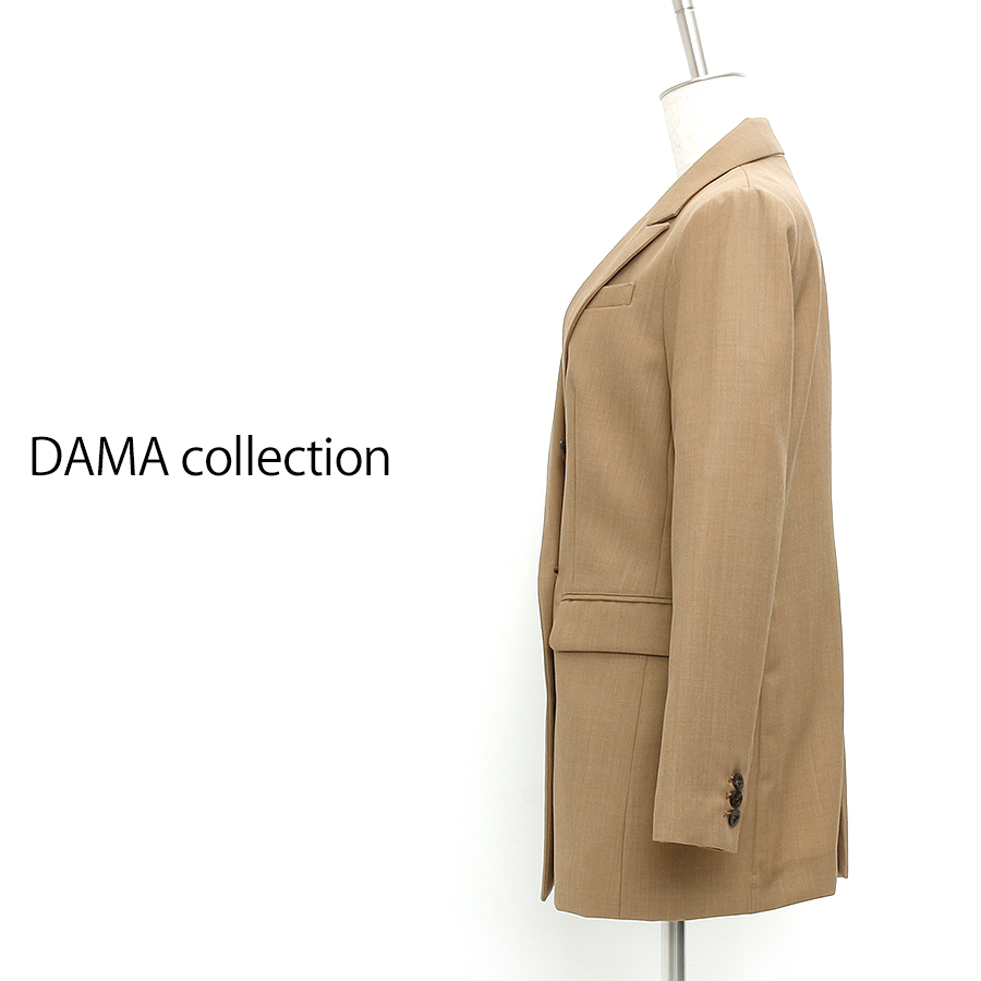 ウール ダブルジャケット（Mサイズ / ベージュ / DAMA collection（ダーマ・コレクション））