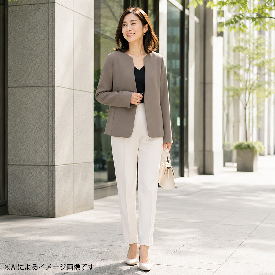 オンライン会議で画面映えするジャケットスタイル