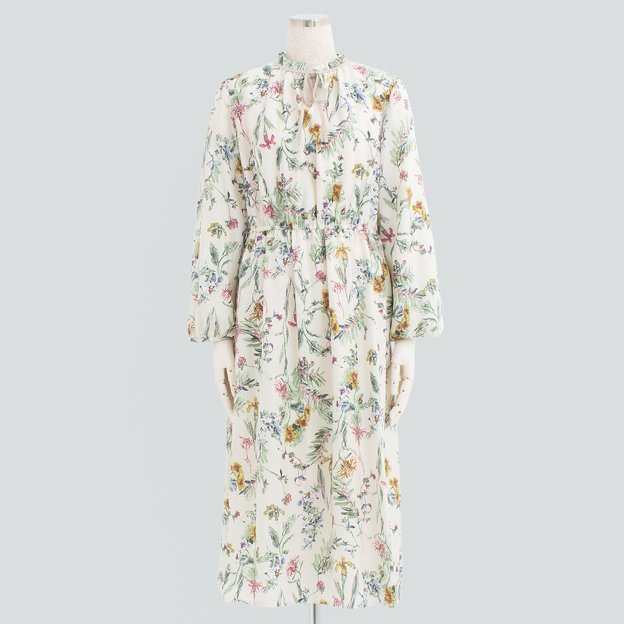 フラワーツイルワンピース