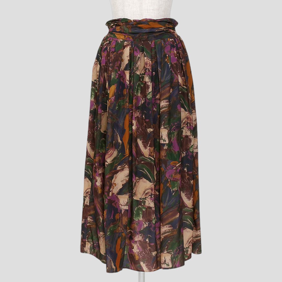 マルチモザイク フレアスカート