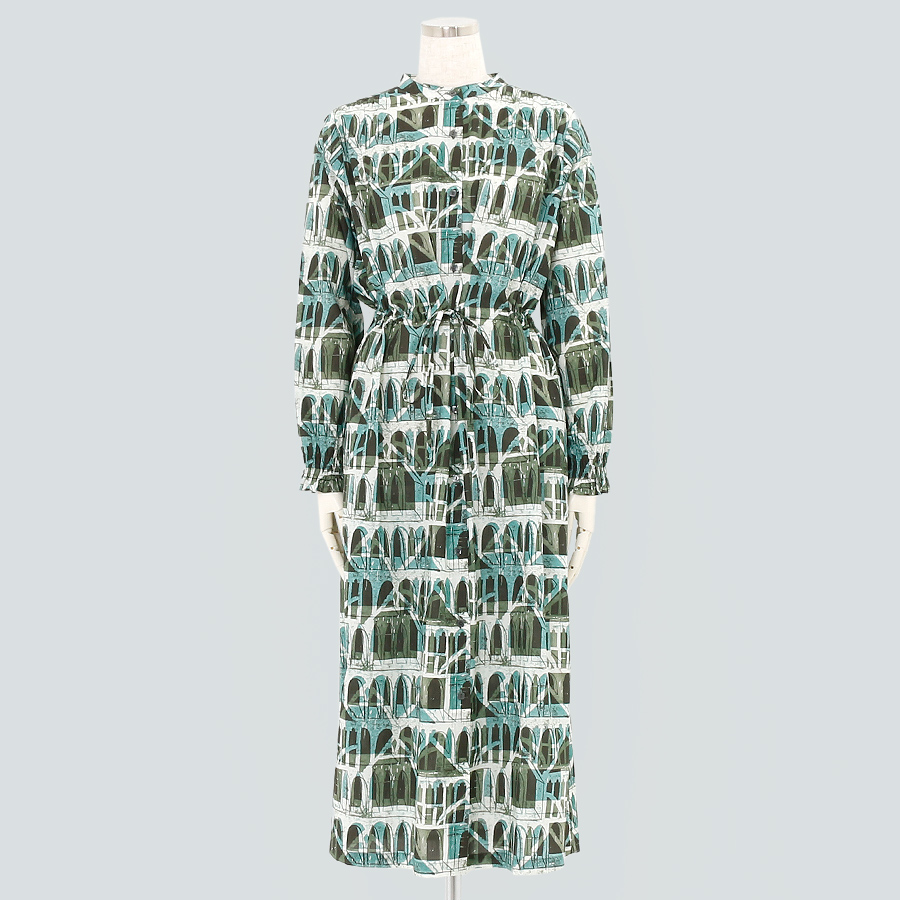 リバティプリントワンピース