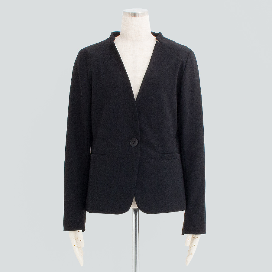 洗えるストレッチ素材ジャケット