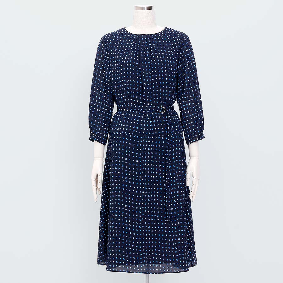 【訳あり商品】アーティードットプリントワンピース